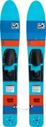 Mesle Kinder Wasserski Wake Star 118 cm, Trainer-Ski bis 45 kg, mit Leine & Bar