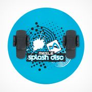MESLE Teller Splash Disc in blau mit B20 Bindung, Wasserski Scheibe, Kinder Erwachsene