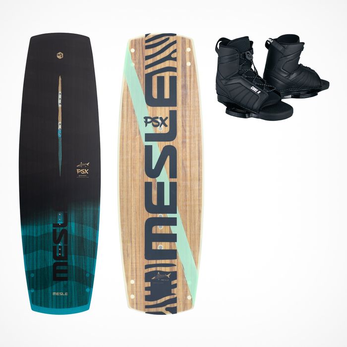Kit Complet Wakeboard WAKETEC Play Avec Fixations Onset, Corde Combo Et Gilet Sportsman - Pour Débutants Et Avancés