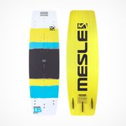 MESLE Wakeboard Easy Wake II in gelb mit Finnen