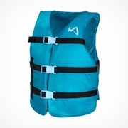 MESLE One-Size Buoyancy Aid Sportsman Women in teal, Universal-Size from 40 to 70+ kg for SUP Waterski Paddling Wakeboarding Snorkeling Kajaking