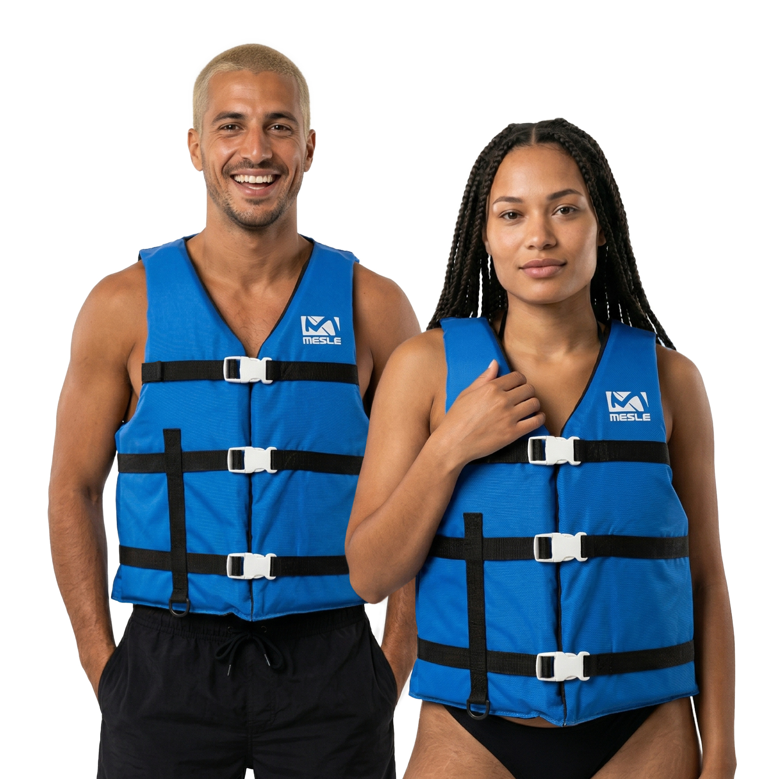 Mesle Gilet De Flottaison Adulte 50N H210 – Tailles 2XS à 4XL, Idéal Pour SUP, Kayak, Wakeboard