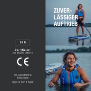 MESLE Kajak SUP Schwimmweste Ara Mesh 50N High-Back 50–120 kg Herren / Damen