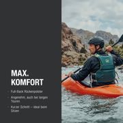 MESLE SUP Kajak Schwimmweste Ara 50N Full-Back 50–120 kg Herren / Damen