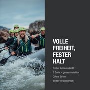 MESLE SUP Kajak Schwimmweste Ara 50N Full-Back 50–120 kg Herren / Damen