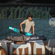 MESLE Wasserski-Tasche Universal, bis 175 cm Combo-Ski, Slalom-Ski, schwarz grau