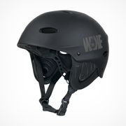 WAKETEC Helmet WK 2.8 in black for Wakeboarding behind boats or at cable parks, adjustable
